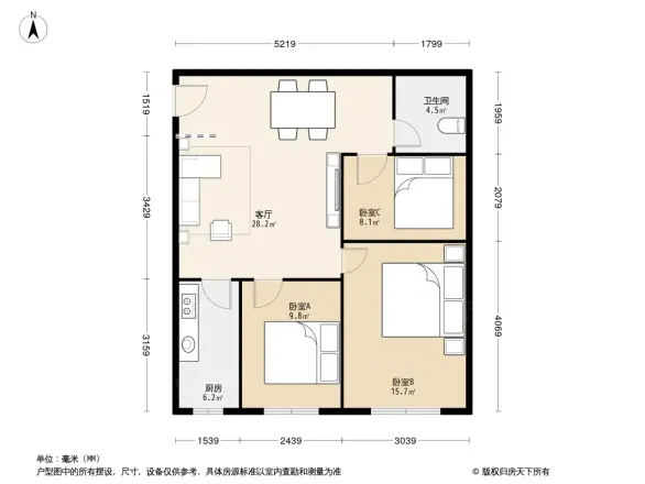 宏达公寓户型图