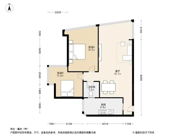 典雅麒龙山水户型图