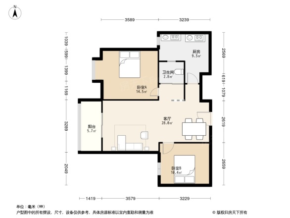 联投半岛户型图