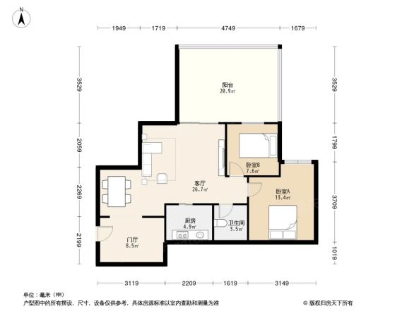 金上城户型图