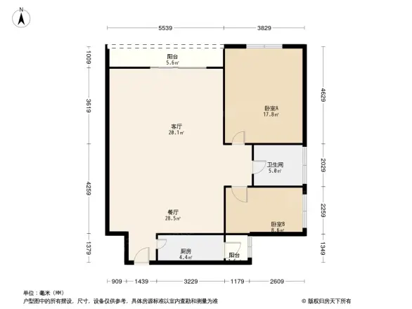 丰泰东海山庄户型图