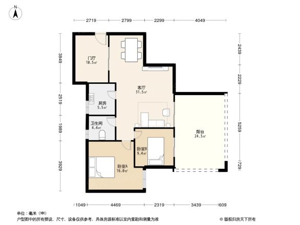 金上城户型图