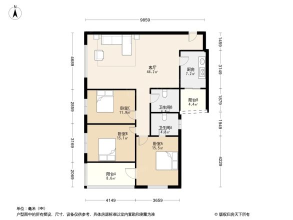 月都家园户型图