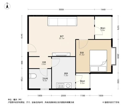 唯特郡户型图