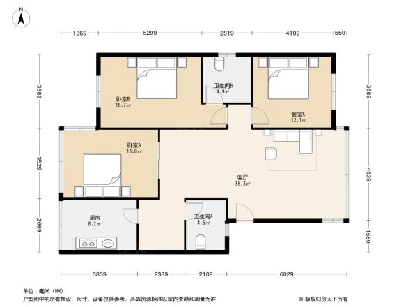 明苑西区户型图