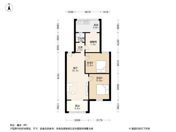 市委机关宿舍二期户型图
