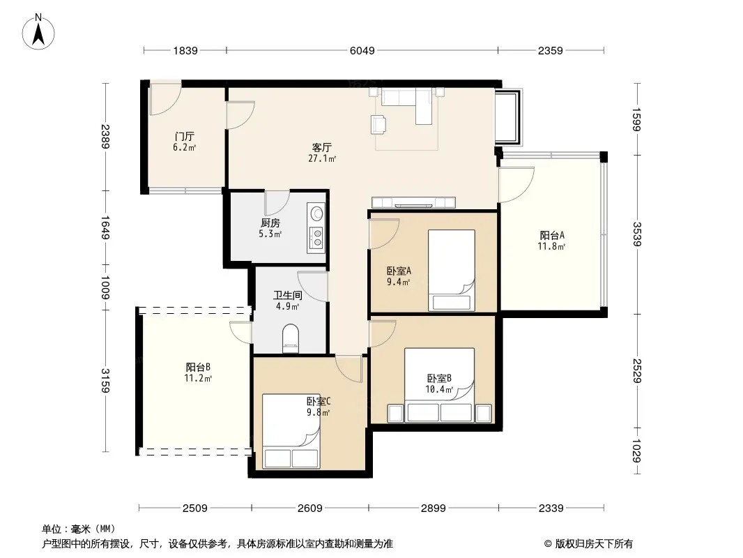 蓝光凯丽香江户型图