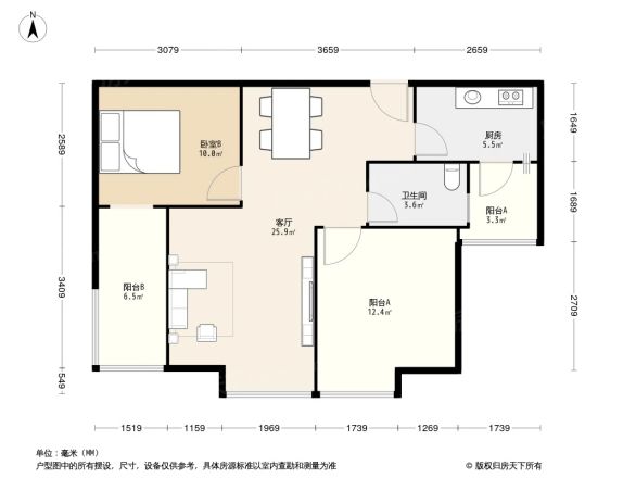 汇融达令港户型图