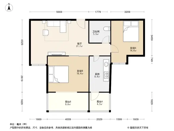 西郡兰庭户型图