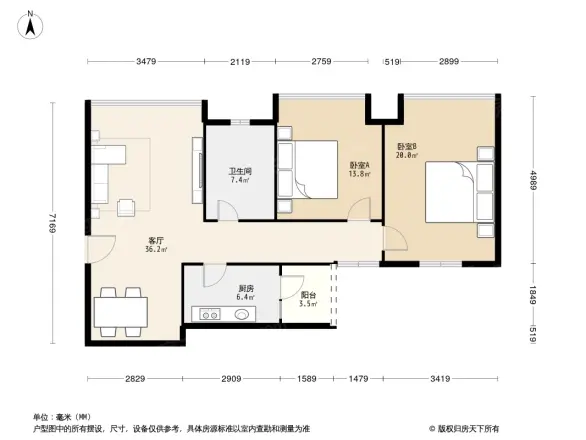上锦美地户型图