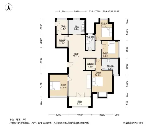 颐和湾花园户型图