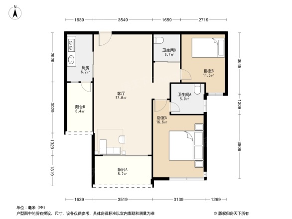 史丹利滨河湾户型图图片