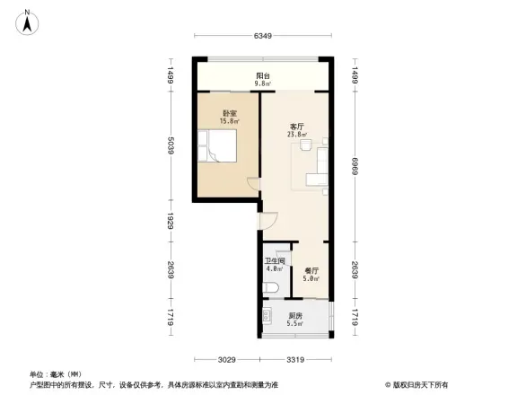 西马棚街35号院户型图