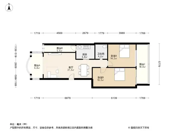 兴元花园户型图