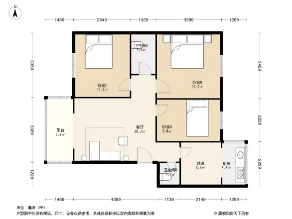 文家巷18号院户型图