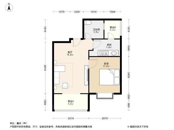 核桃小区户型图