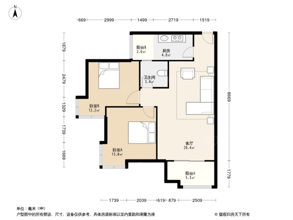 世纪滨江户型图