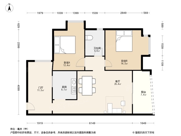 上河苑户型图