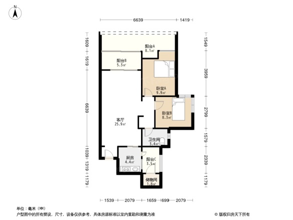 翡翠城五期户型图