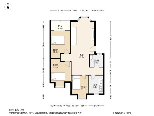 南铁新居户型图