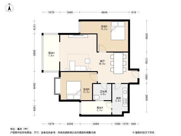 润禾花园户型图