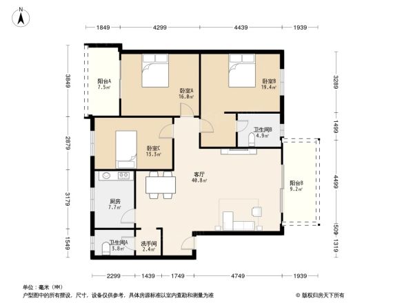 月都家园户型图