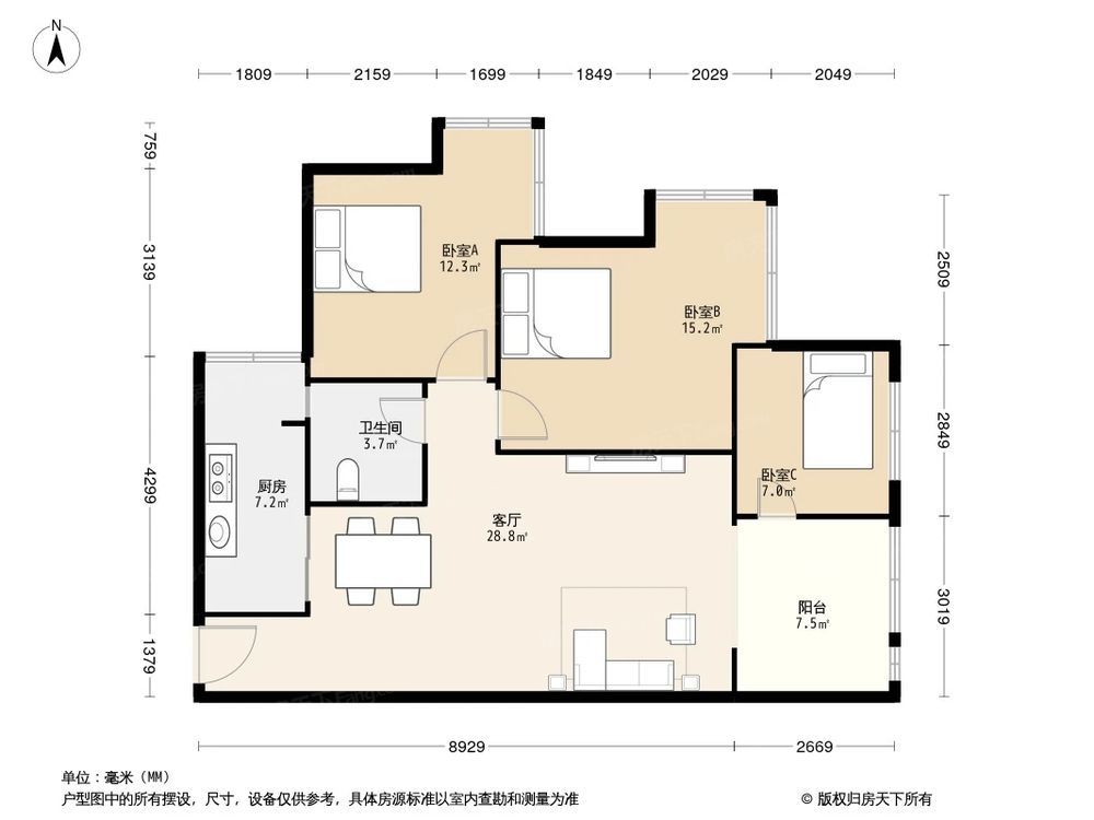 相似户型图