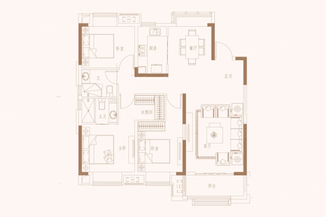 北雁湖金茂湾户型图