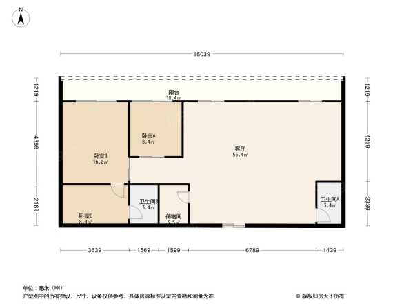 新华苑(人民南路)户型图