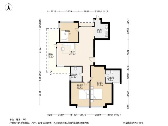 钱王文化广场户型图