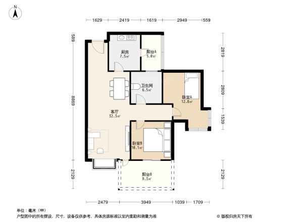 翡翠城三期户型图