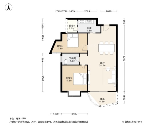 保利御景台户型图