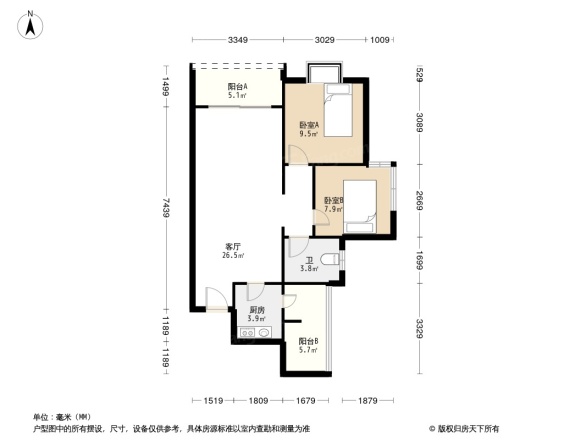 翡翠城五期户型图