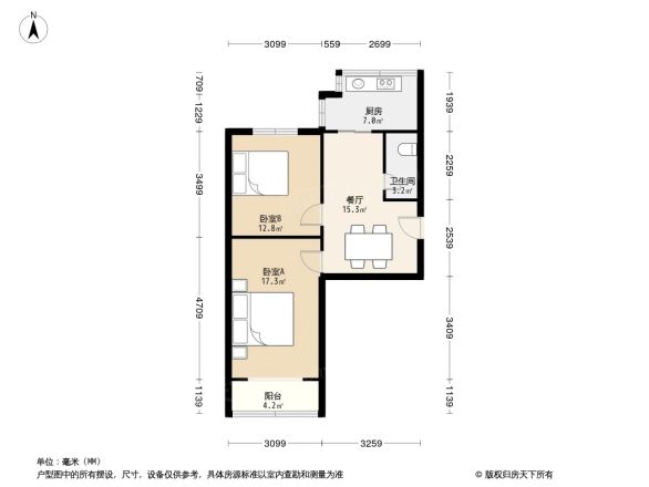 双林路136号院户型图