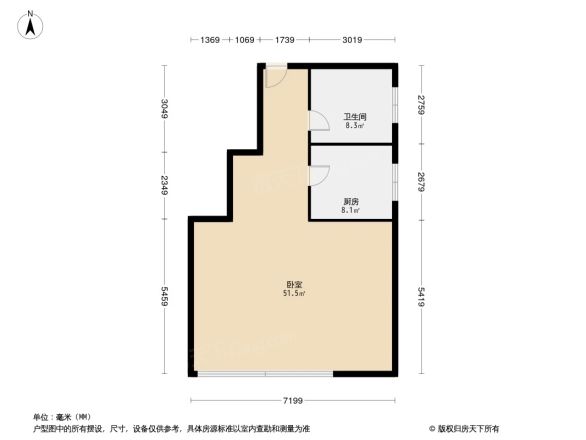 美舍公寓户型图