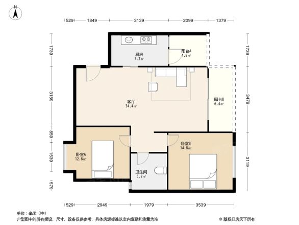 锦丽华庭户型图