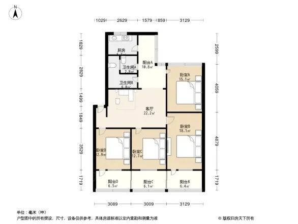 光荣北路87号院户型图