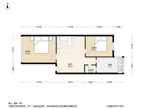 磨底河沿街7号院户型图