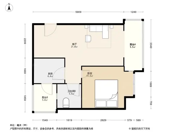 龙锦雅苑户型图