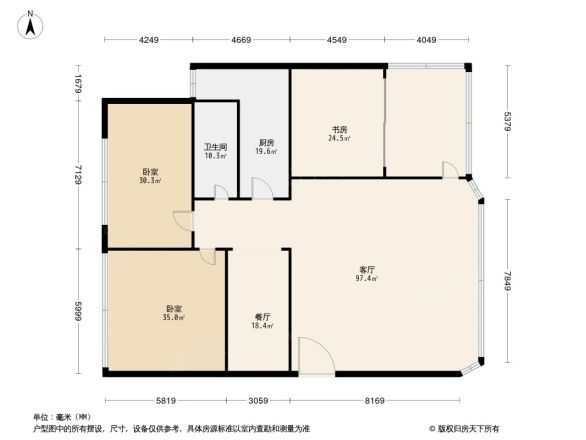 望江东竹苑户型图