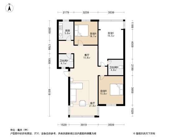 竹林公寓户型图