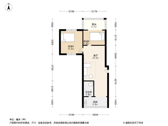 花牌坊街161号院户型图