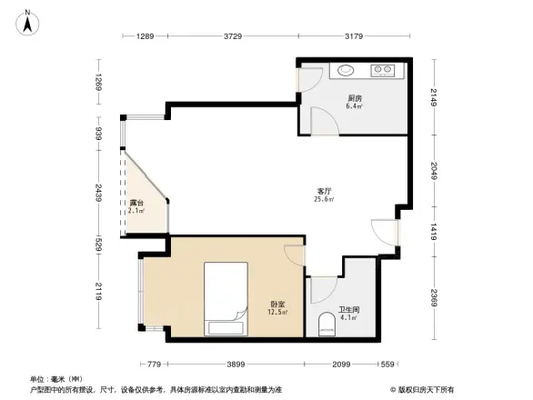 金林大城小室户型图