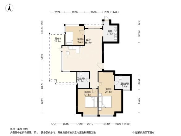 钱王文化广场户型图