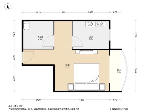 时代阳光花园户型图