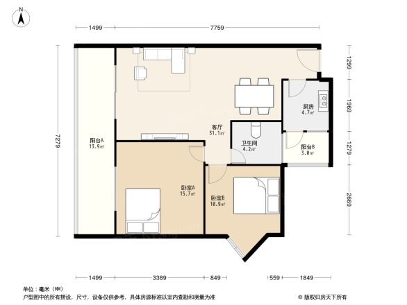 西郡兰庭户型图