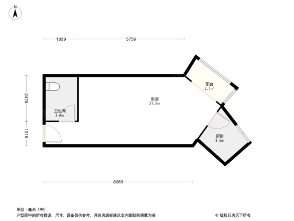国际花园商住楼户型图