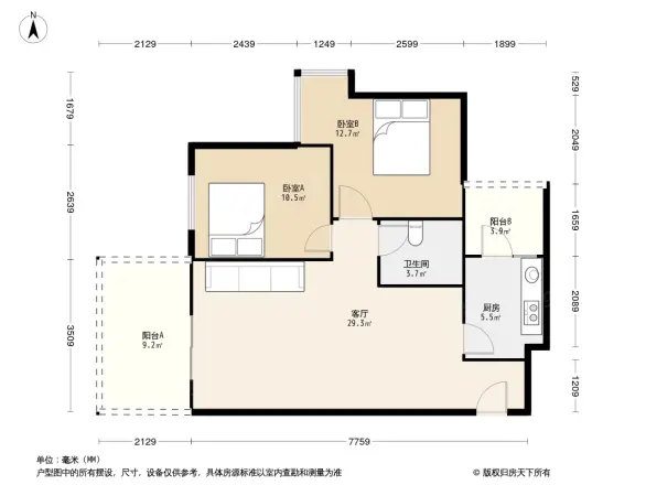 莱茵北郡户型图