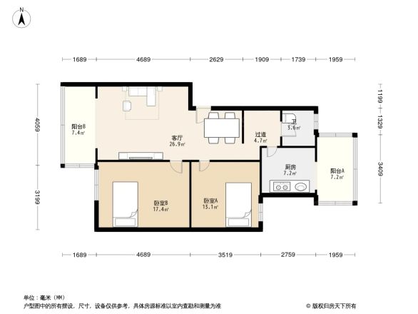 市委机关宿舍二期户型图