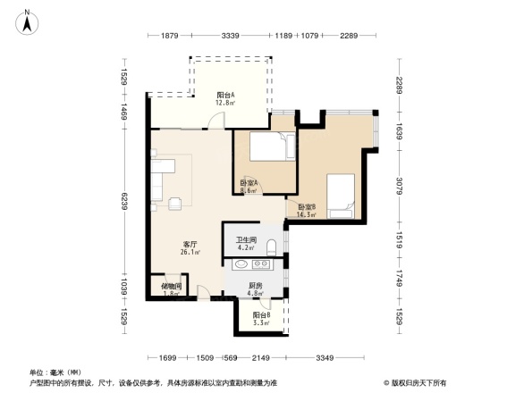 上东一号三期户型图